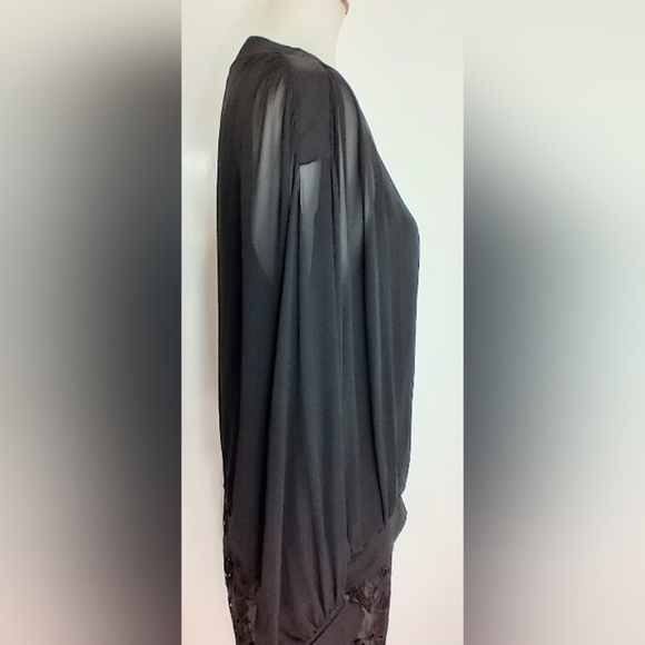 LAFAYETTE 148 SILK CHIFFON BLOUSOM TOP - Picture 5 of 7